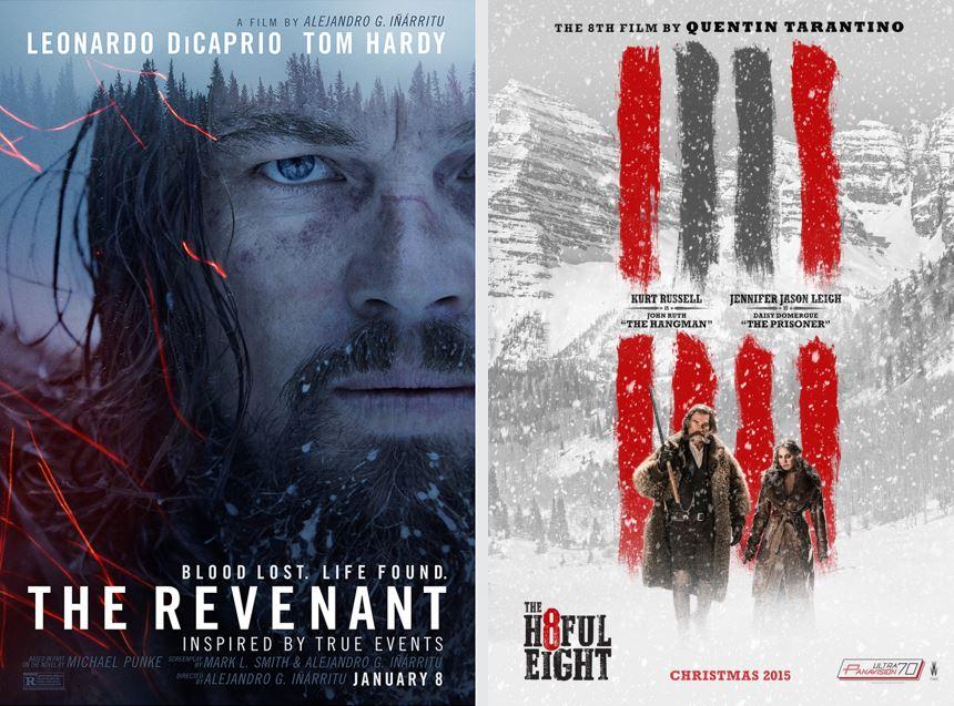 The Revenant and The Hateful Eight movie reviews
