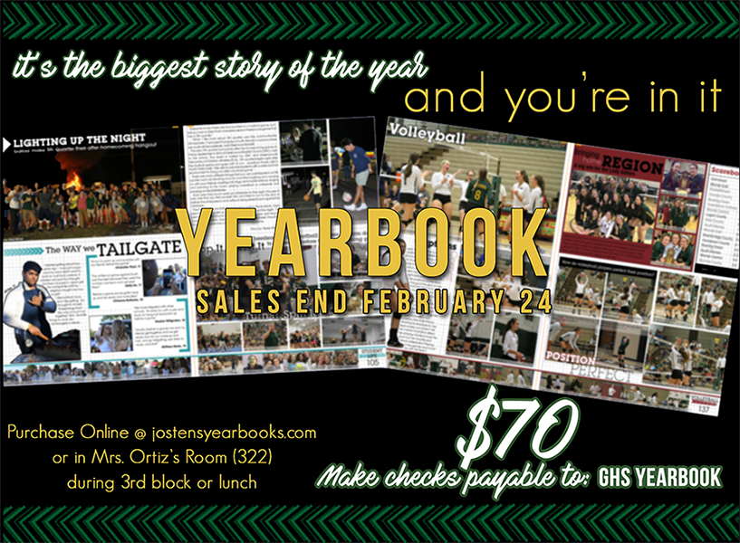 Yearbook Pre-Sales are Coming to an End