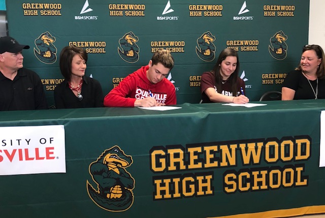 Greenwood Athletes Commit to Swim in College