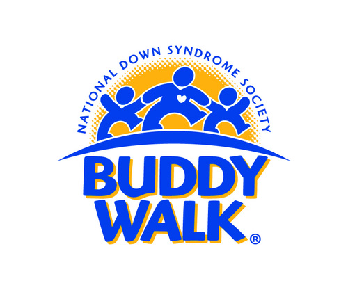 Buddy Walk logo 2 color line.eps