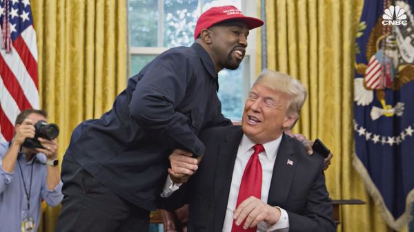 Kanye and Trump are BFFs?