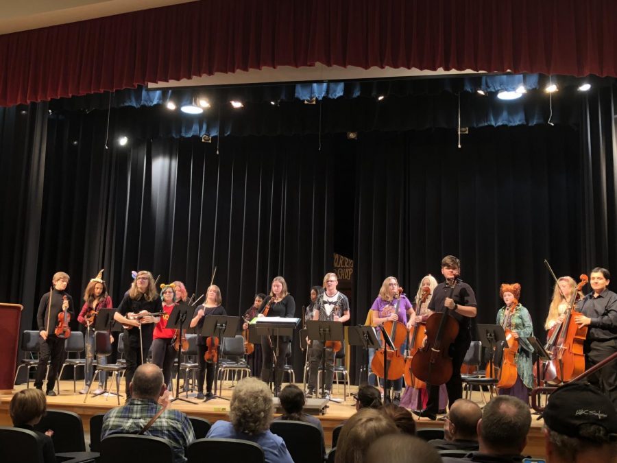 Greenwood Orchestra Performs This Years Halloween Concert