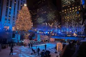 Rockefeller Christmas Tree Up for the Holidays