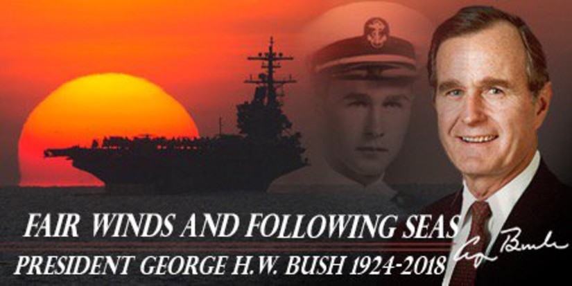 George+H.W.+Bush+Will+Be+Laid+To+Rest