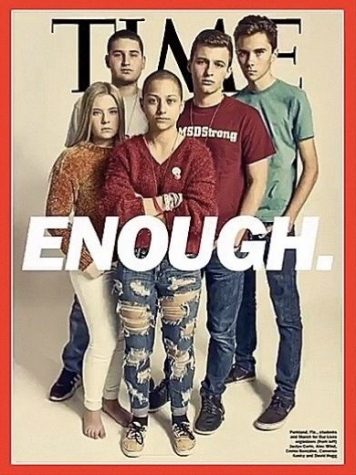 Time magazine cover of the leaders of the Never Again movement
