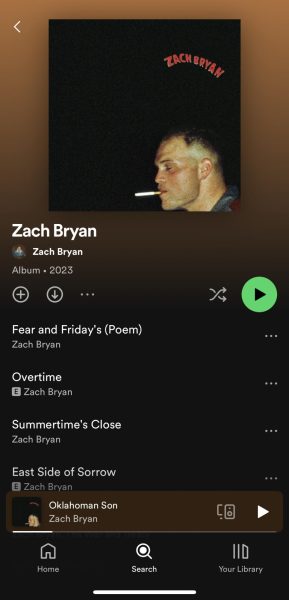 Zach Bryan Album on Spottily 